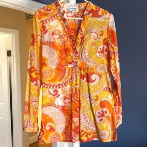 Skirtin Around Colorful Top 2